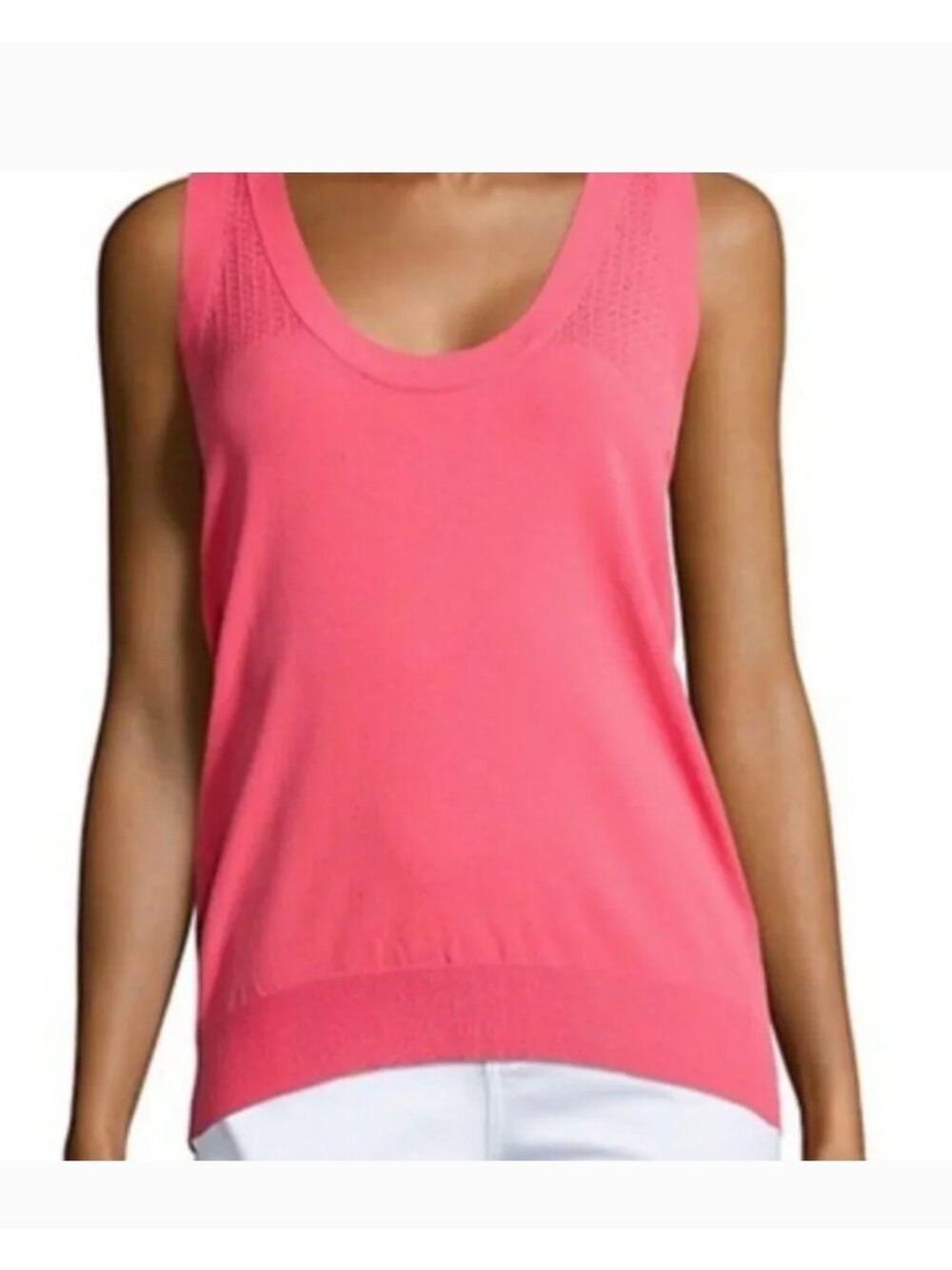 Zadig & Voltaire Milia Ve knit White Tank - Size M - Picture 2 of 7